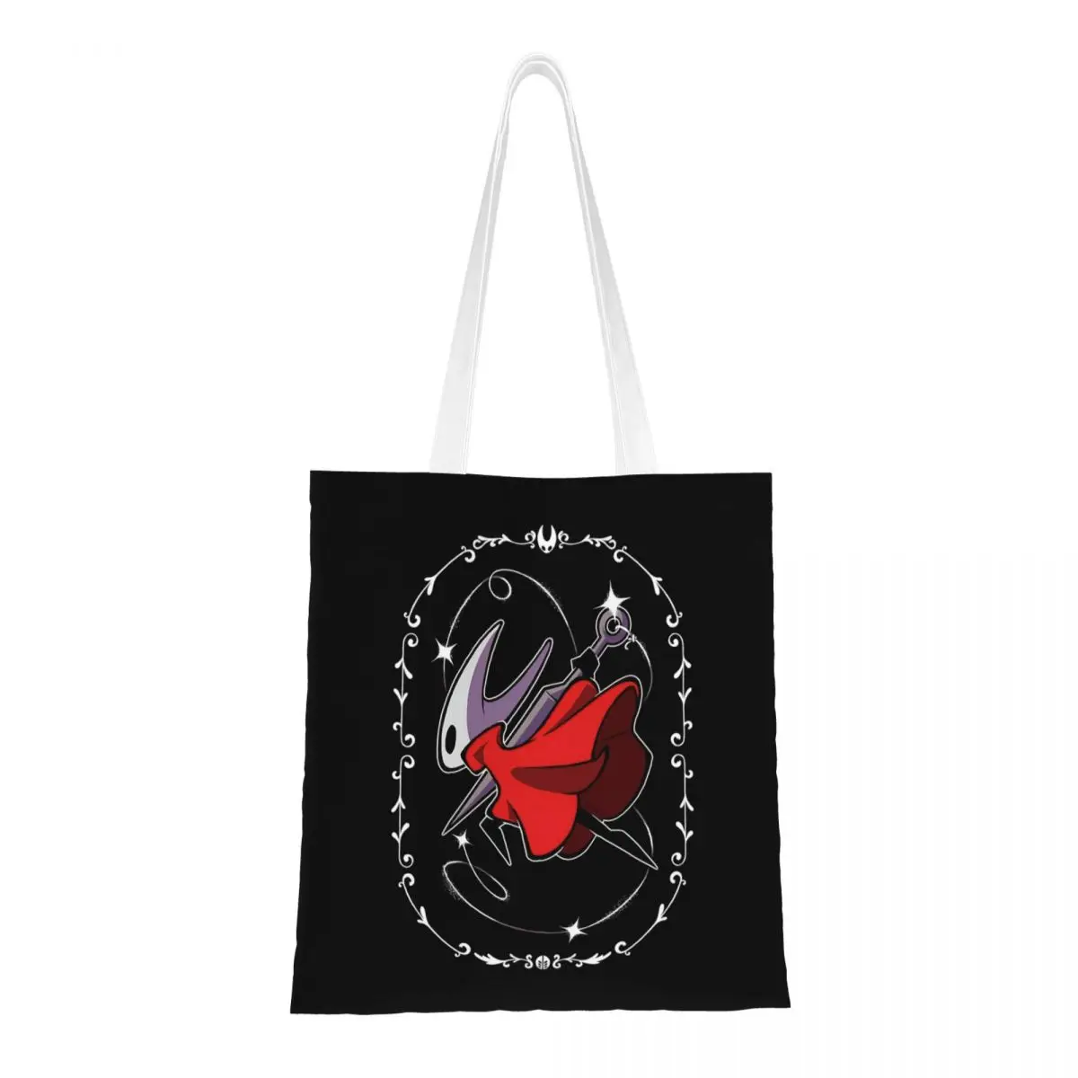 

Холщовая большая сумка Hollow Knight Silksong, эстетический уникальный дизайн, повседневные сумки для женщин и мужчин