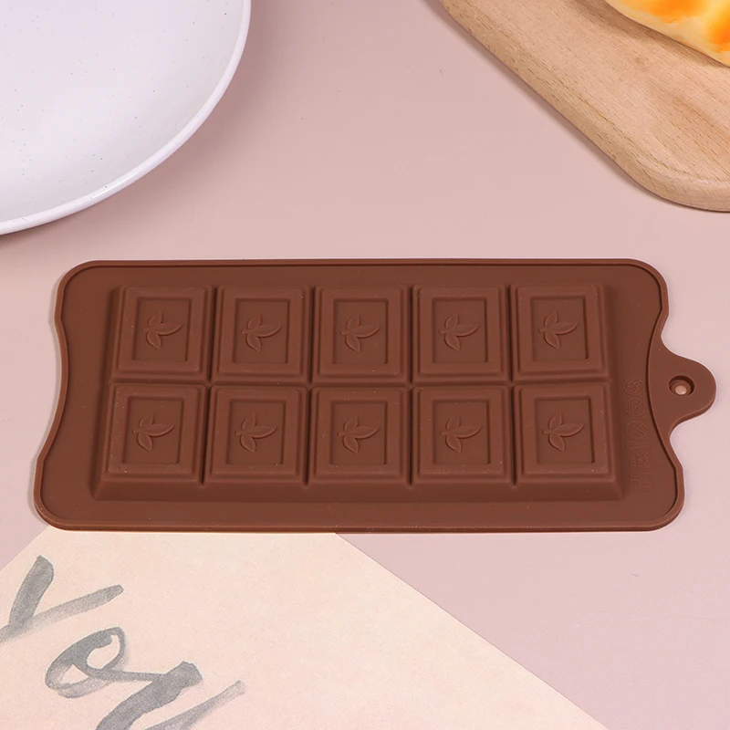 10 Cavity Silicone Chocolate Mold Reusable Non-Stick Maple Leaf Shape Gummy Tool Kitchen Truffle Cake Energy Bar Mould