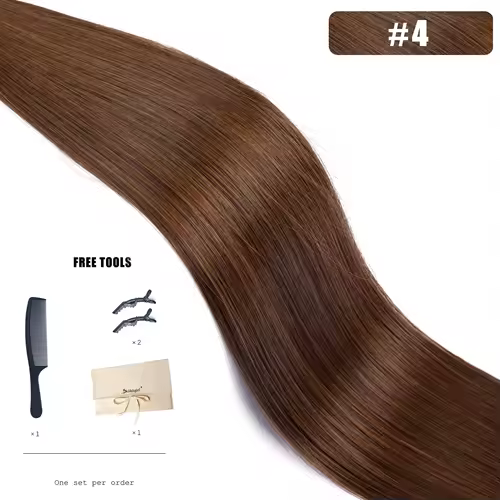 Genius Weft Human Hair Extensions 100G Double Drawn Blonde Bundles Invisible Straight Virgin Hair Weft Full End Top Quality - Image 14