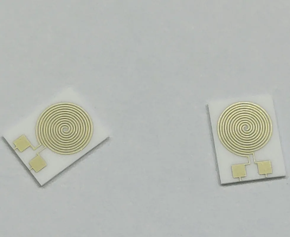 100um Interdigitated Gold Electrode 5x6.5 Capacitance Array Ceramic Circuit Biological Gas Humidity Sensor Chip