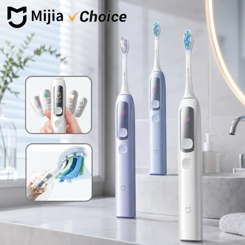mijia-smart-servo-oscillation-electric-toothbrush-pro-intelligent-visual-color-screen-ipx8-waterproof-travel-lock-app-control