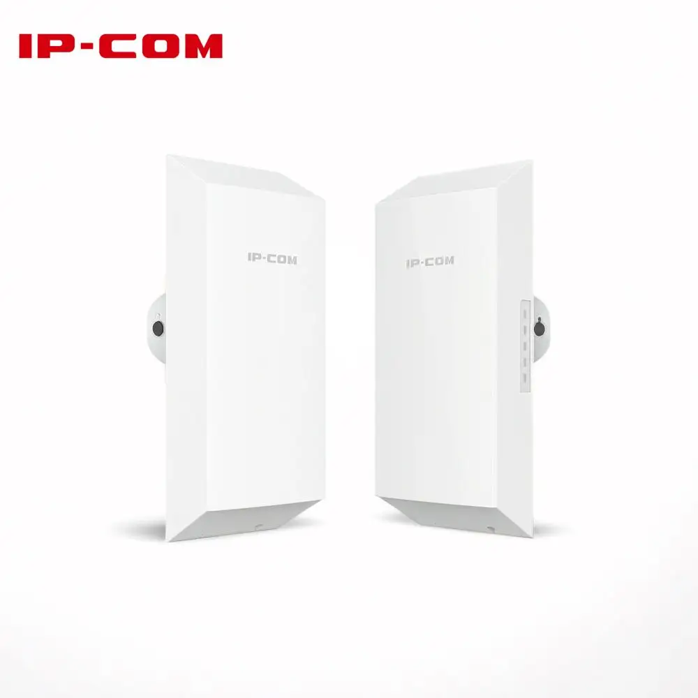 IPCOM CPE3 Wireless Bridge 300Mbps 2.4G Outdoor CPE Point To Point 500 Meter Long Range WiFi Bridges 24V PoE Power Supply 2 Pack