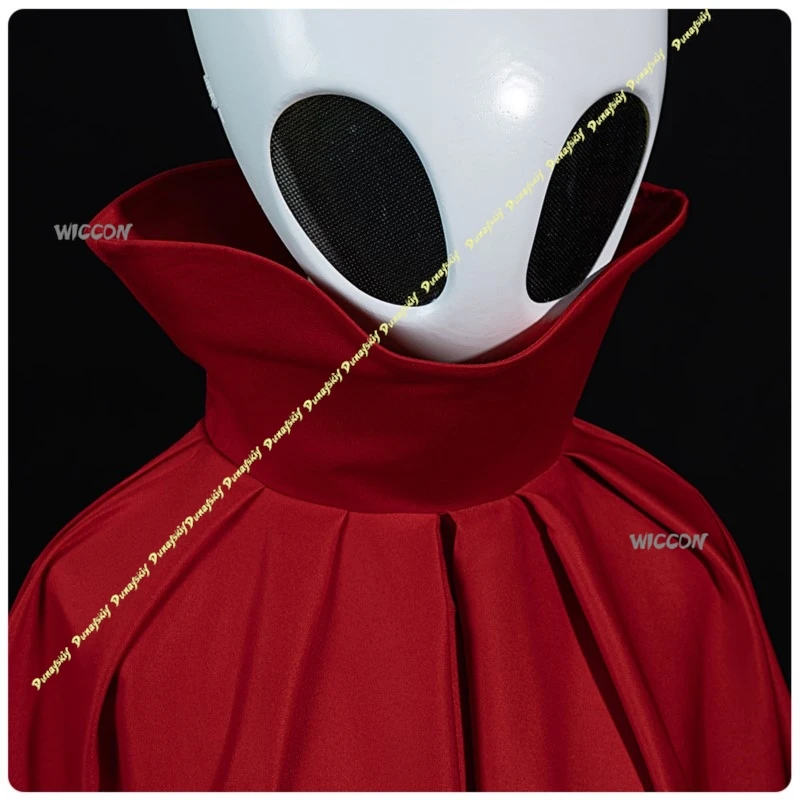 أزياء تنكرية بدلة ألعاب مجوفة فارس الدبور سيدة كوس الملبس عباءة حمراء قناع أبيض بنات بنين مرحلة حفلة عيد الميلاد عيد الهالوين