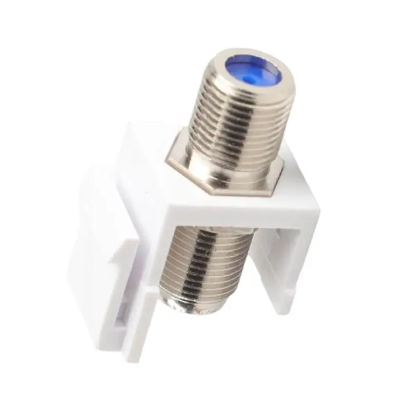 ABZL 10PCS Coax Keystone Jack Insert,F-Type RG6 Cable Extender