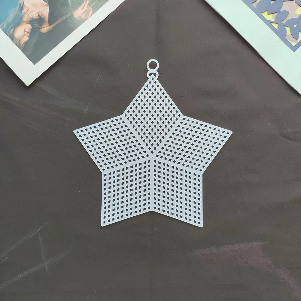 

10pcs Plastic Mesh Sheets Durable Smooth Reliable Material DIY Crochet Projects Embroidery Grid Supplies Multifunctional Wire