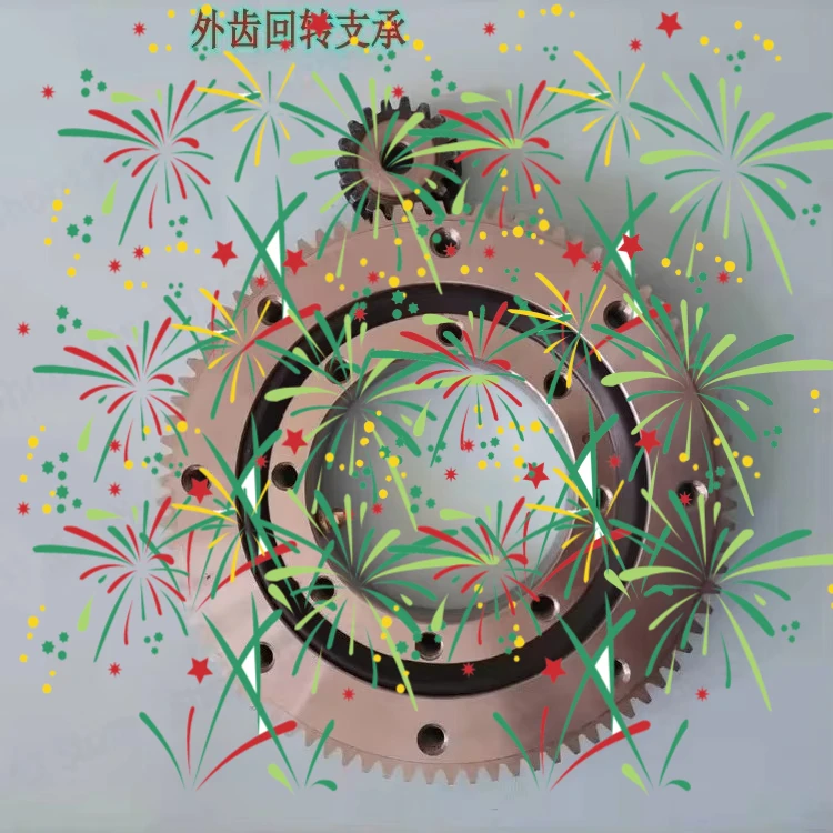 Slewing Bearing Turntable Rotating Support Large Mechanical Turntable Bearing 011.10.100 Outer Longitude 144 Inner Diameter 65