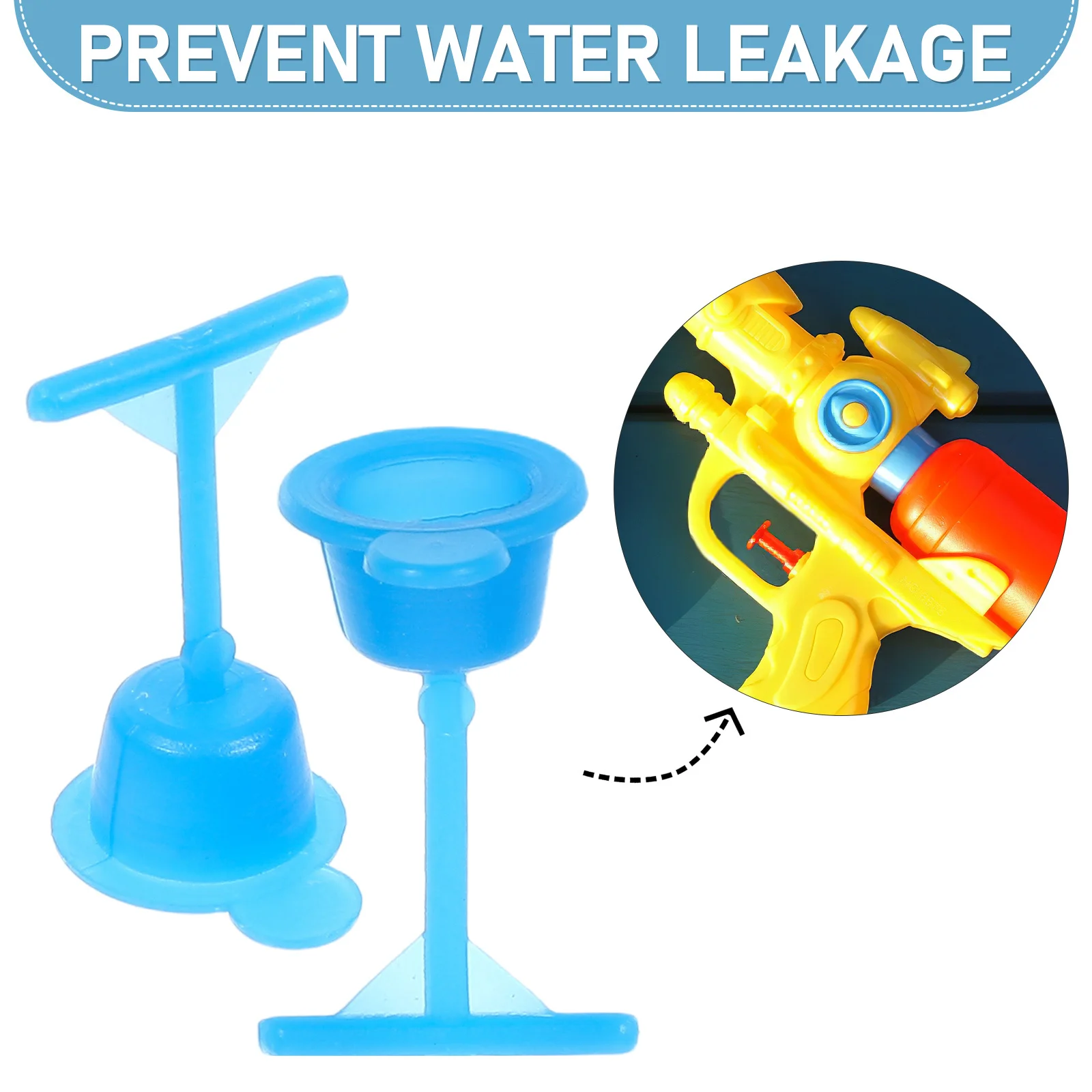 Sello sin costuras de repuesto para boquilla de agua tipo prensa, gatillo de pulverización resistente al desgaste para niños, 200 Uds.