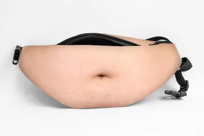 Bolsa de Cintura Creativa con Forma de Vientre de Cerveza Falso, Realista, Divertida, Anti-Robo, para Hombres y Mujeres, para Fiestas y Cosplay