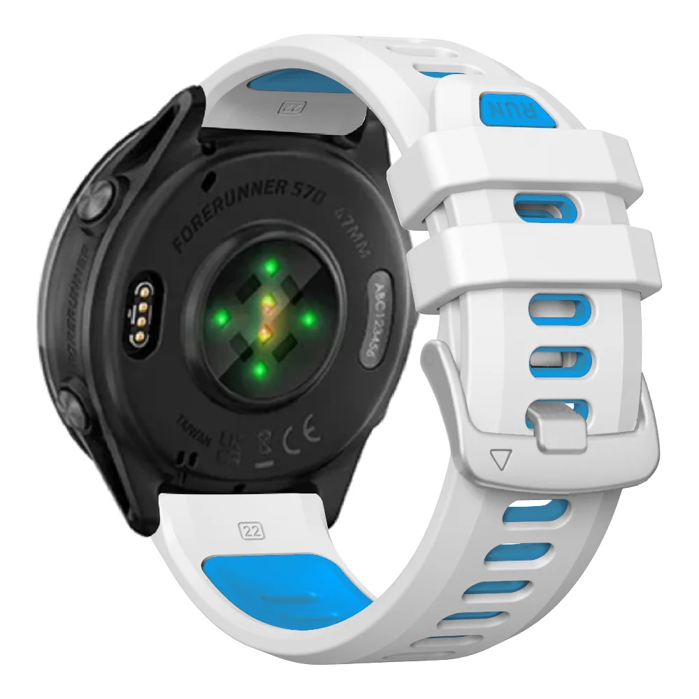 

Спортивный силиконовый браслет 22 мм для Garmin Forerunner 965 955 Solar 970 945 935 745, ремешок для часов, аксессуар, браслет для умных часов