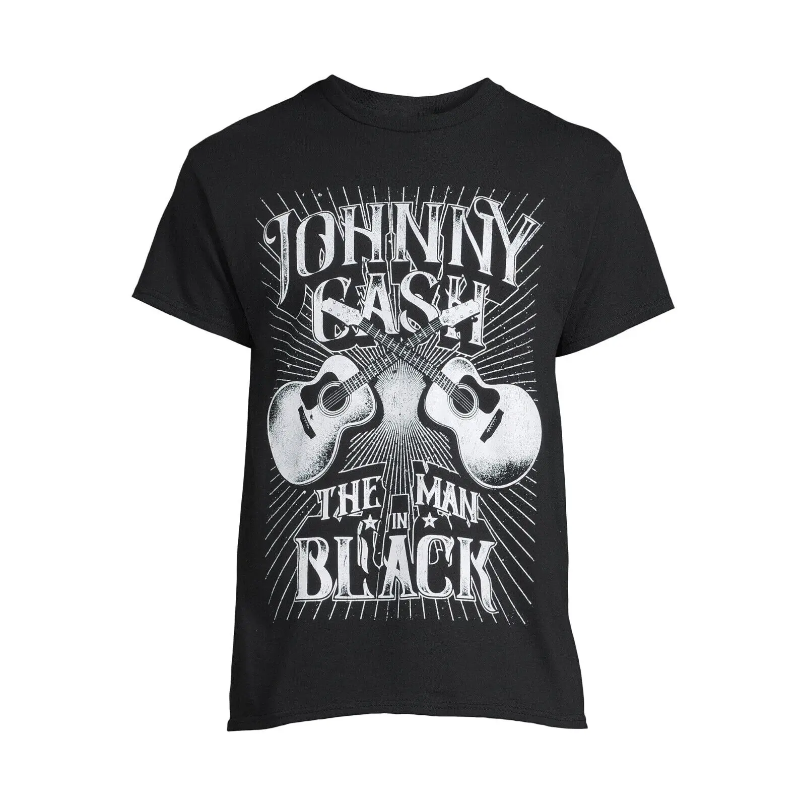 Men'S Black Johnny Cash T Shirt The Man In Size 3Xl Xxx Large 54 56 New