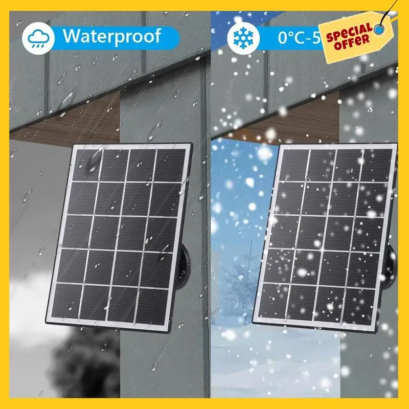 Зарядное устройство для солнечной панели 20 Вт Forring Video Doorbell 360 °   Регулируемое крепление Fordoorbell 4/3/3 Plus/2 A