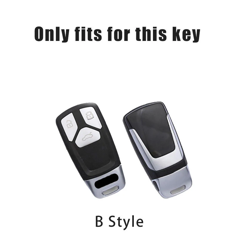 New Style Fashion TPU Car Key Cover Case Keychain Shell For Audi A4 B9 A5 A6 8S 8W Q5 Q7 4M S4 S5 S7 TT TTS TFSI RS Accessories