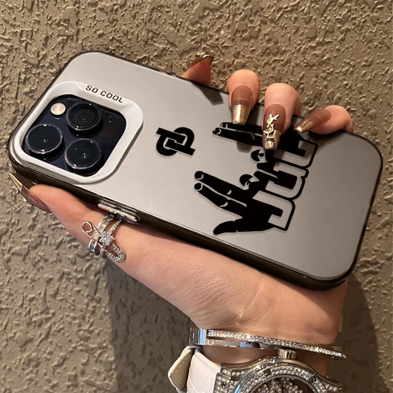 حار سوبر كول مغني الراب J-JuL تصفيح آيفون حافظة آيفون 17 16 15 14 13 12 11ProMax XR XS MAX 78PLUS MINI INS غطاء مقاوم للصدمات