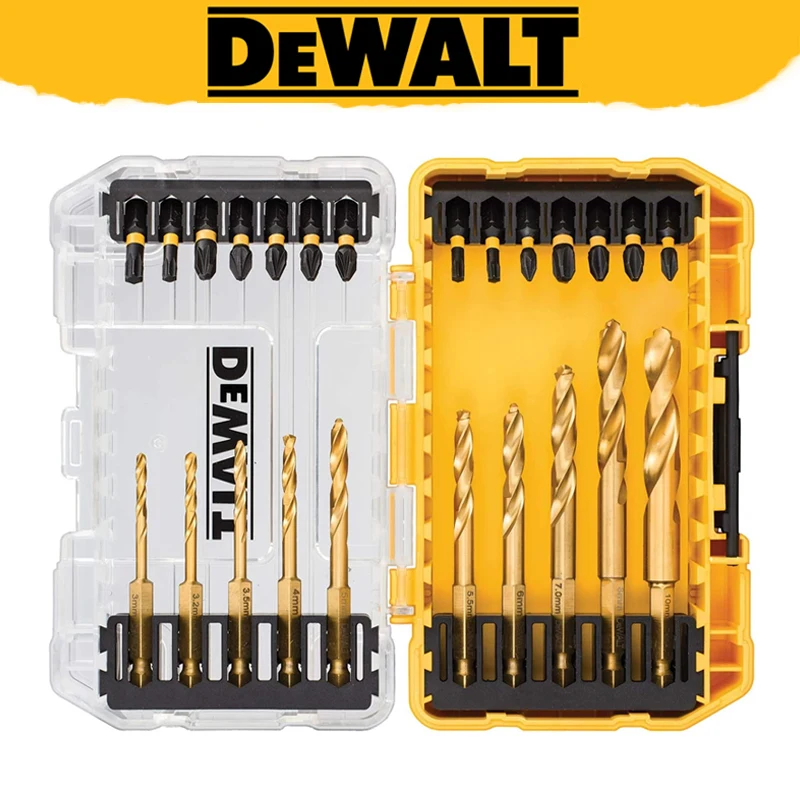 

DEWALT DT70748T FLEXTORQ Twist Drill Drive Set Electric Screwdriver Bits Hex Shank Drive Drill Bit Power Tools Accessory 24 Pcs
