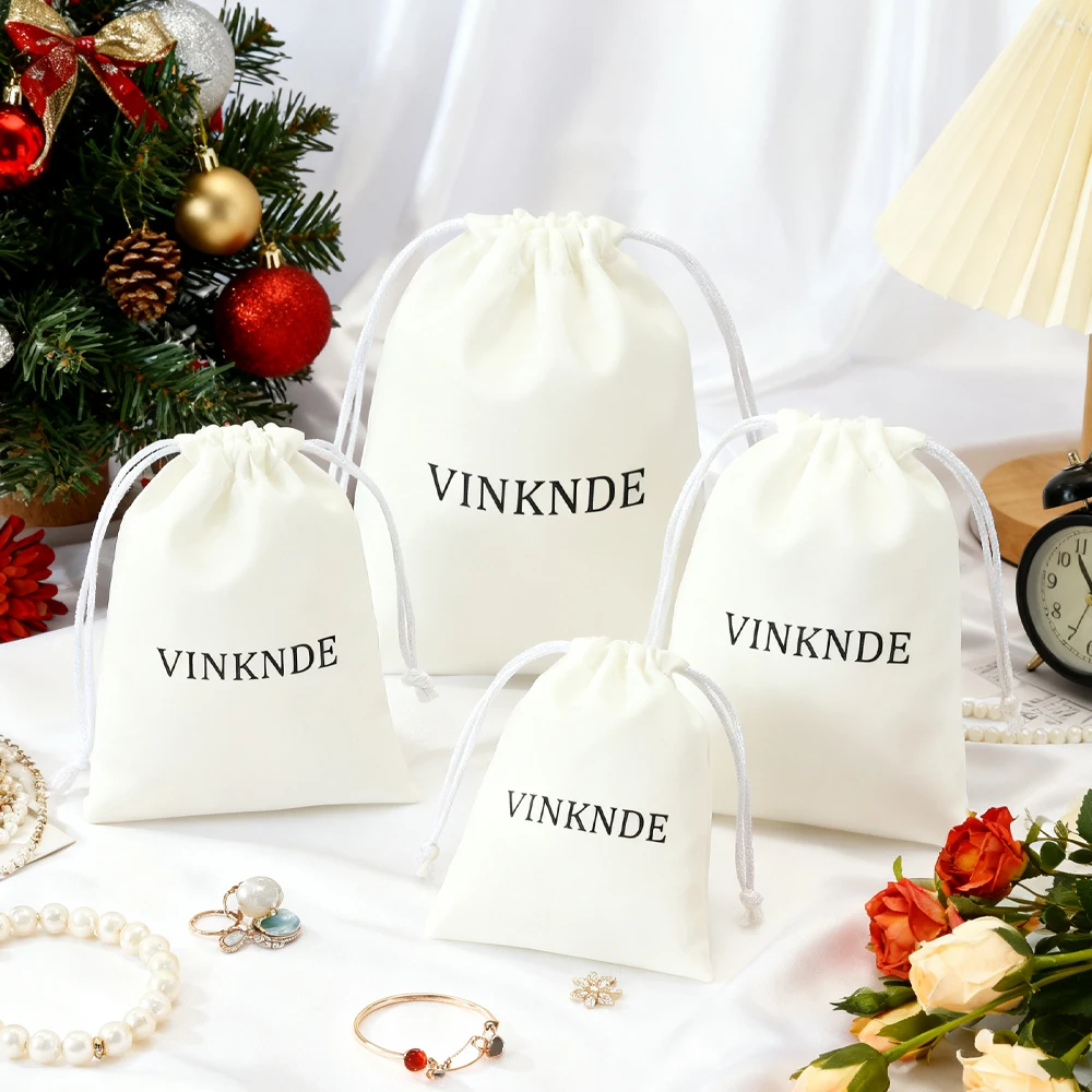 

10*15 см индивидуальный логотип с принтом шелковый атласный мешок на шнурке Роскошные мягкие ювелирные изделия Свеча Косметические волосы Подарок Парфюмерная упаковка Мешок для пыли