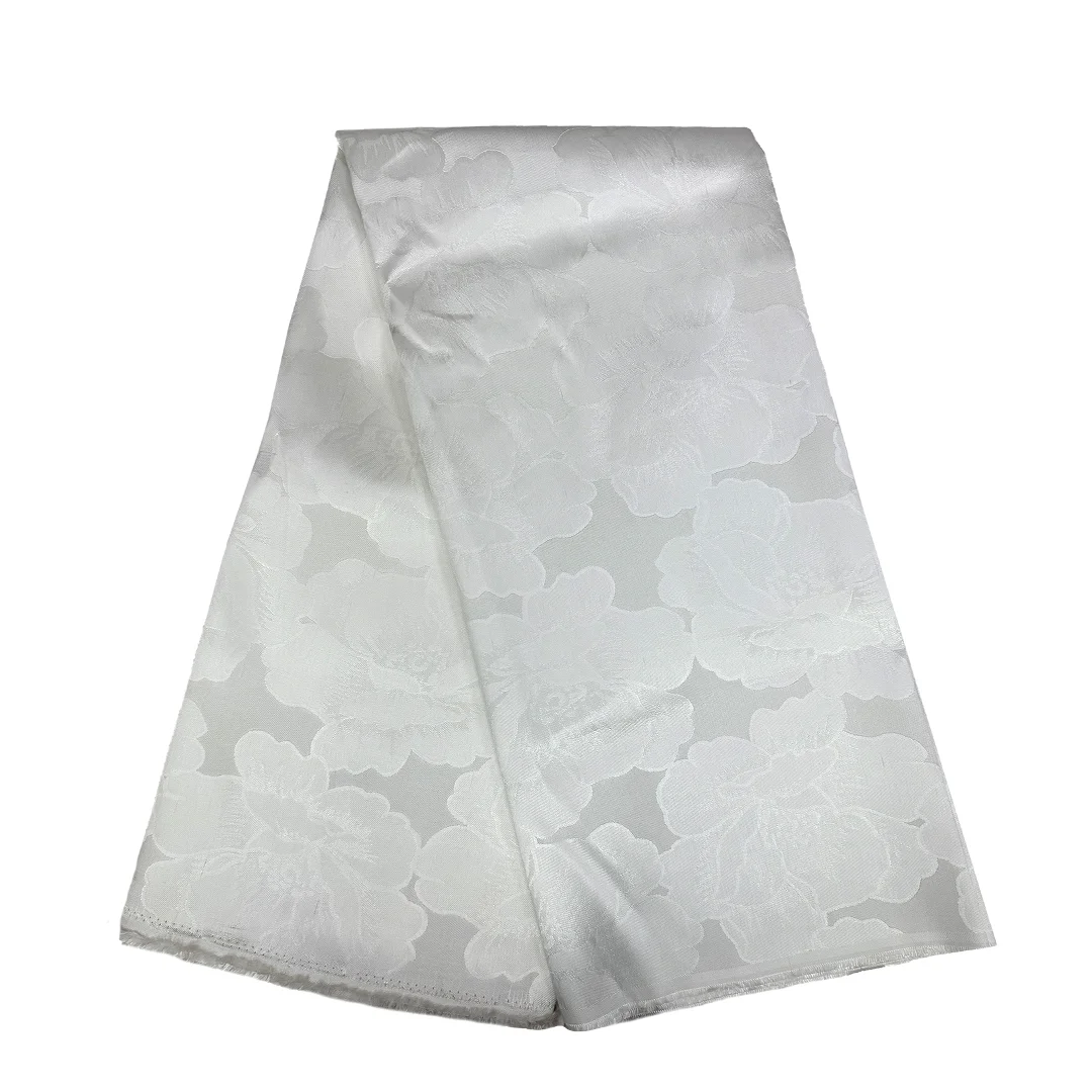 Women Brocade Lace Fabric African High Quality Jacquard Fabric 5 Yards Organza Lace Fabric For Luxury Wedding Party Dresses