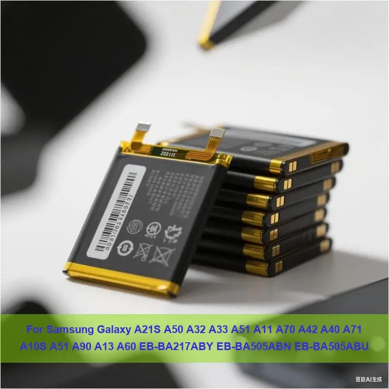 

Аккумулятор для Samsung Galaxy A21S A50 A32 A33 A51 A11 A70 A42 A40 A71 A10S A51 A90 A13 A60 EB-BA217ABY EB-BA505ABN EB-BA505ABU