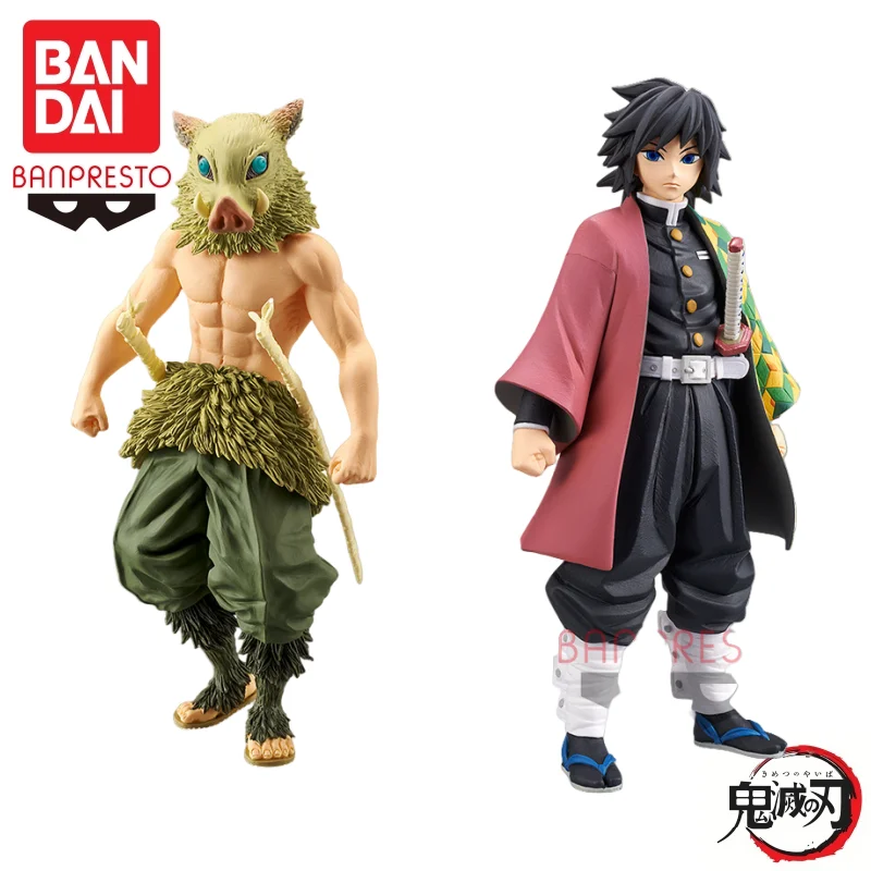 

In Stock Bandai Original Banpresto Demon Slayer 5 Inosuke Giyuu Action Figure Model Doll Brand New Boxed Garage