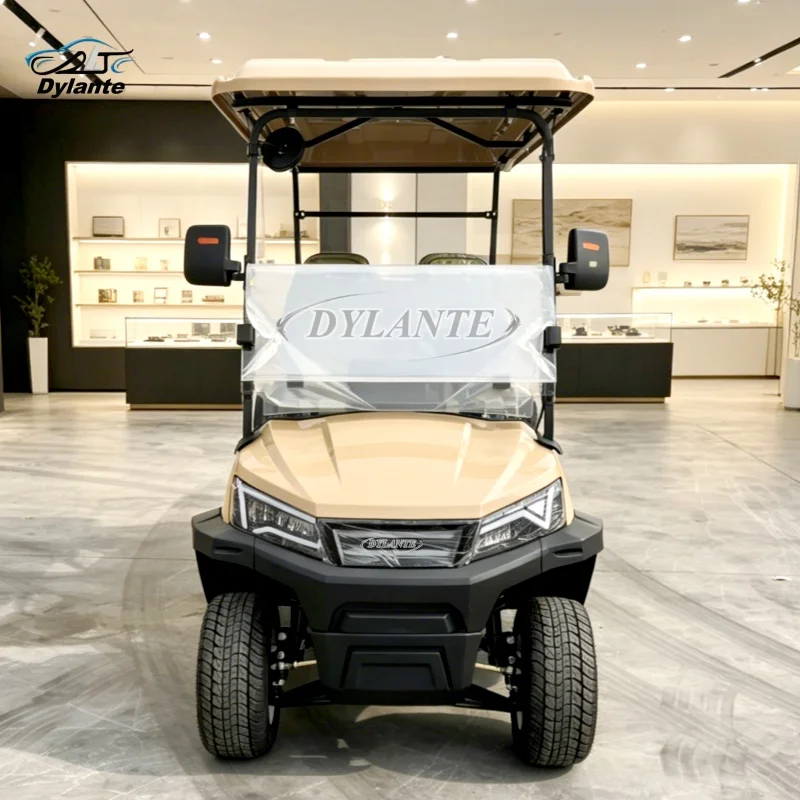 Hot Selling High Quality New 48V 4-Seater Luxury Off-Road Electric Golf Cart Suitable For Outdoor Hunting & Mountain Off-Roading