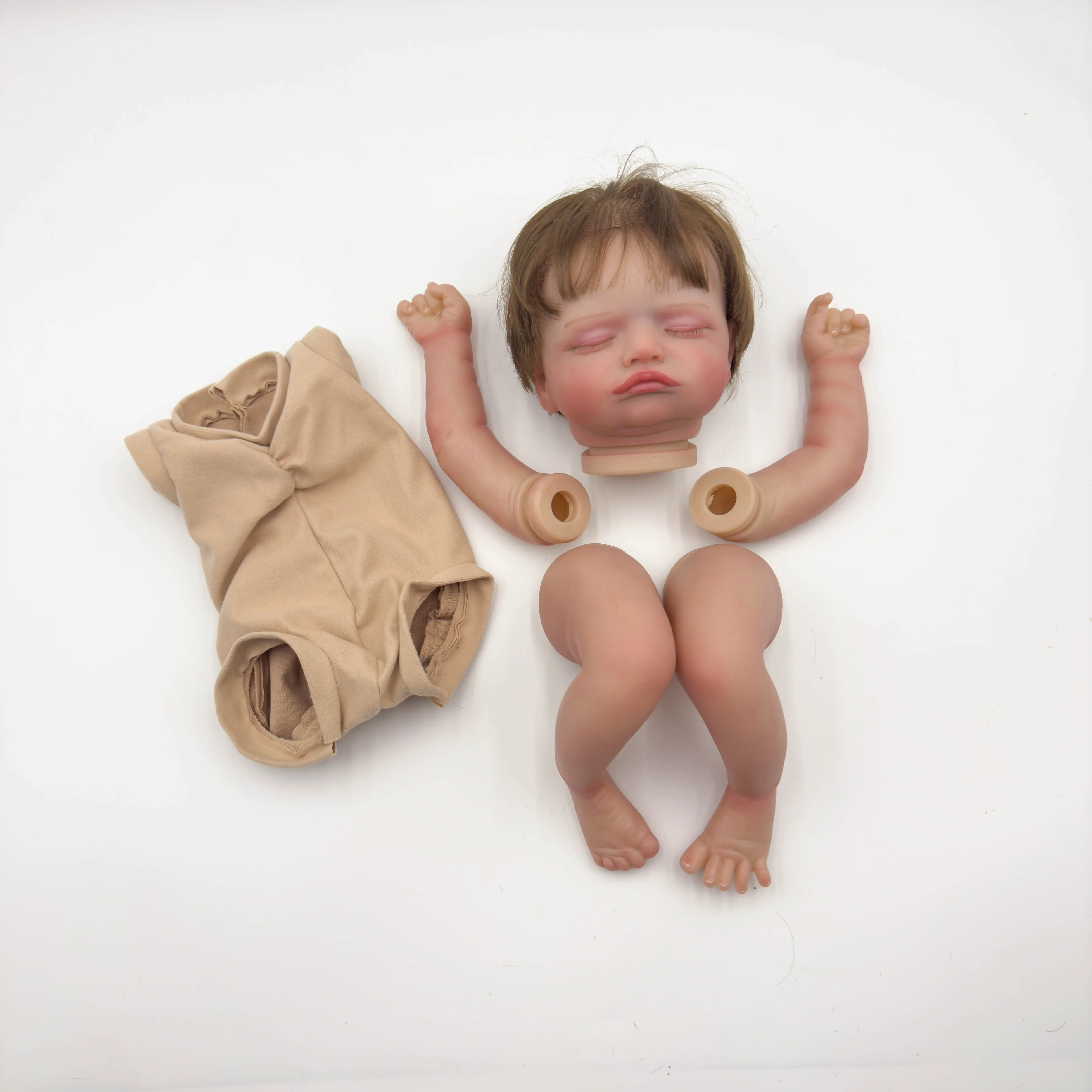 مجموعة دمى روزالي ريبورن مقاس 18 بوصة من NPK - أجزاء دمية غير مكتملة نابضة بالحياة لإنشاء ألعاب الأطفال