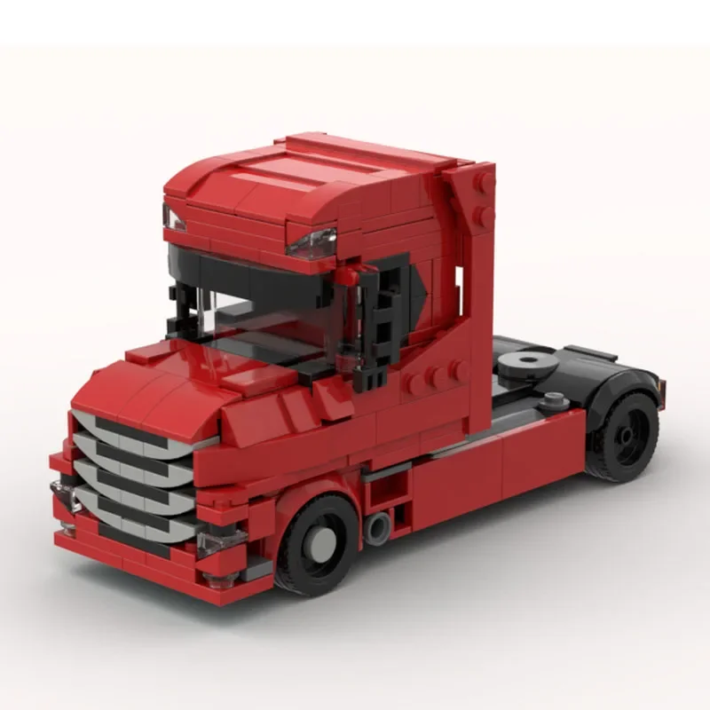 Building Block MOC-36791 City Truck Front Model Construction Ornament 372PCS Puzzle Children's Birthday Gift Christmas Toy