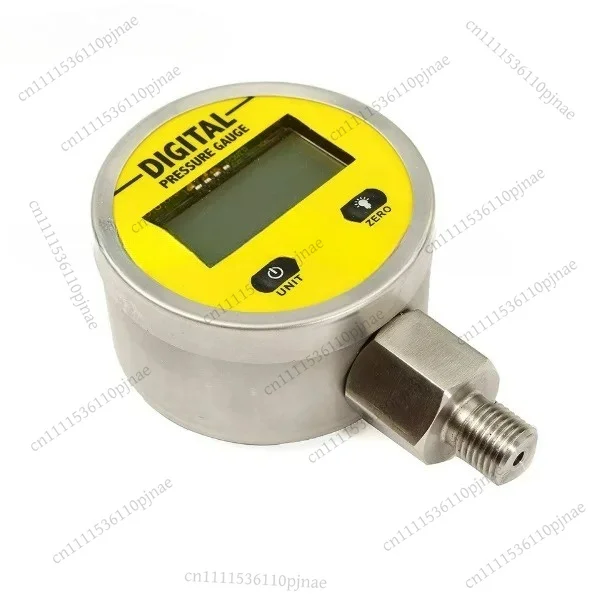 Battery Powered 4 Digit LCD Digital Pressure Gauge 304SS 1%FS Accuracy