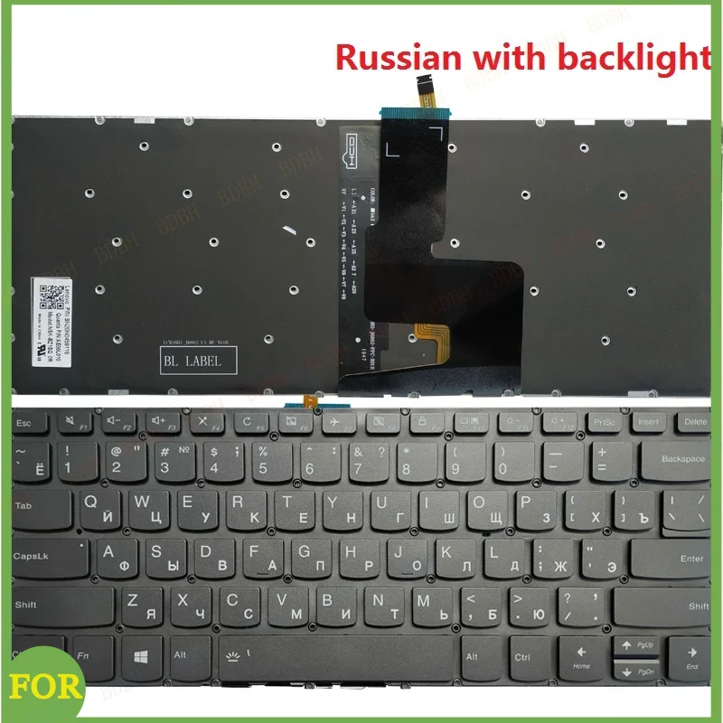 

НОВАЯ клавиатура для ноутбуков Lenovo IdeaPad 330S-14, 330S-14IKB, 330S-14AST, S340-14, S340-14iwl, S340-14api (русская/американская/британская/испанская раскладка)