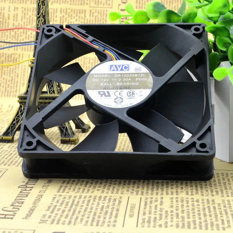 Kipas PWM 12CM12025 12V0.3A asli