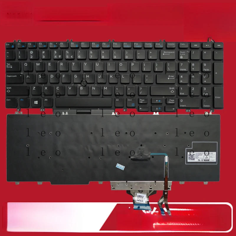 

Совместимо с клавиатурой Dell PRECISION 15-7530 7540 M7530 E7530 7730 7740 P74F.