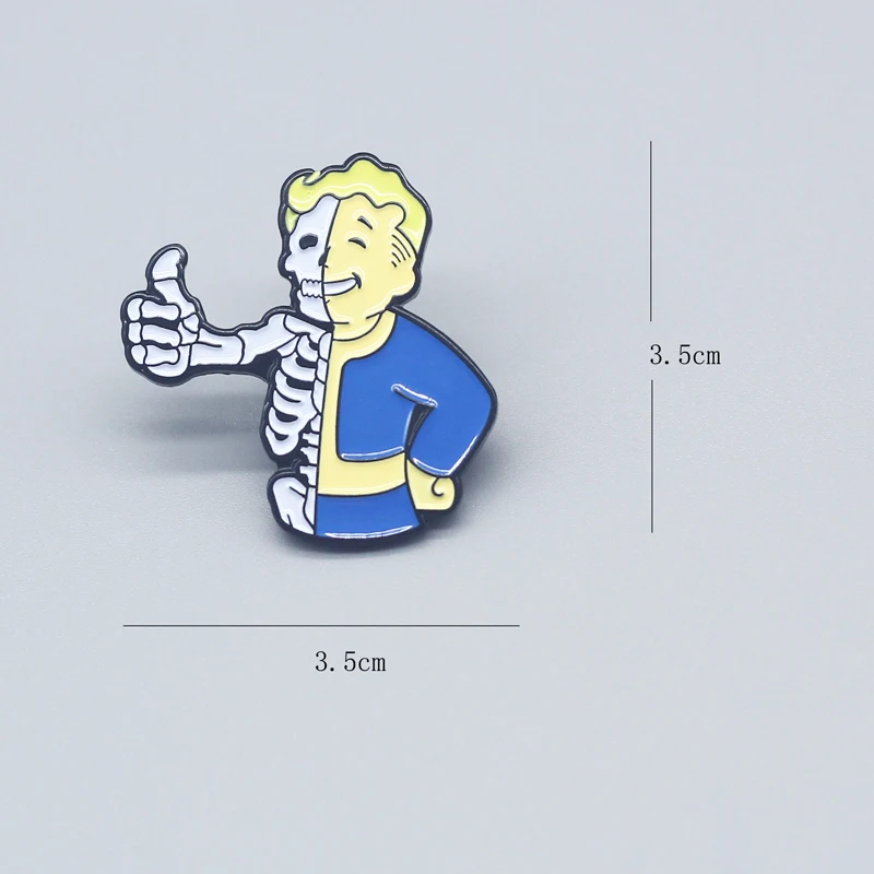 Classic Game Figure Metal Brooch Cartoon Little Boy Decorate Badge Send Friend Fans Boutique Medal Gift pin