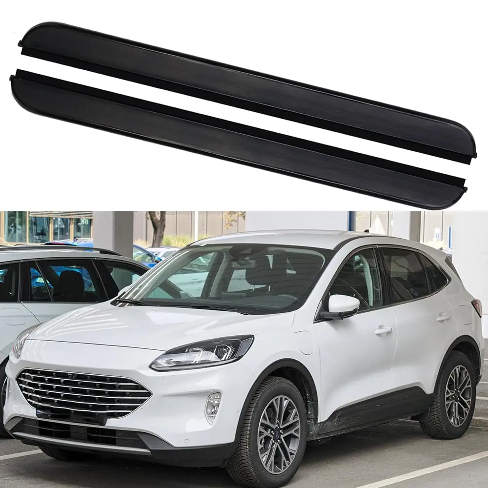 High Quality Aluminium Alloy 2PCS Side Steps Running Boards Nerf Bars Side Pedal Protector Fits for Ford Kuga Escape 2020-2024