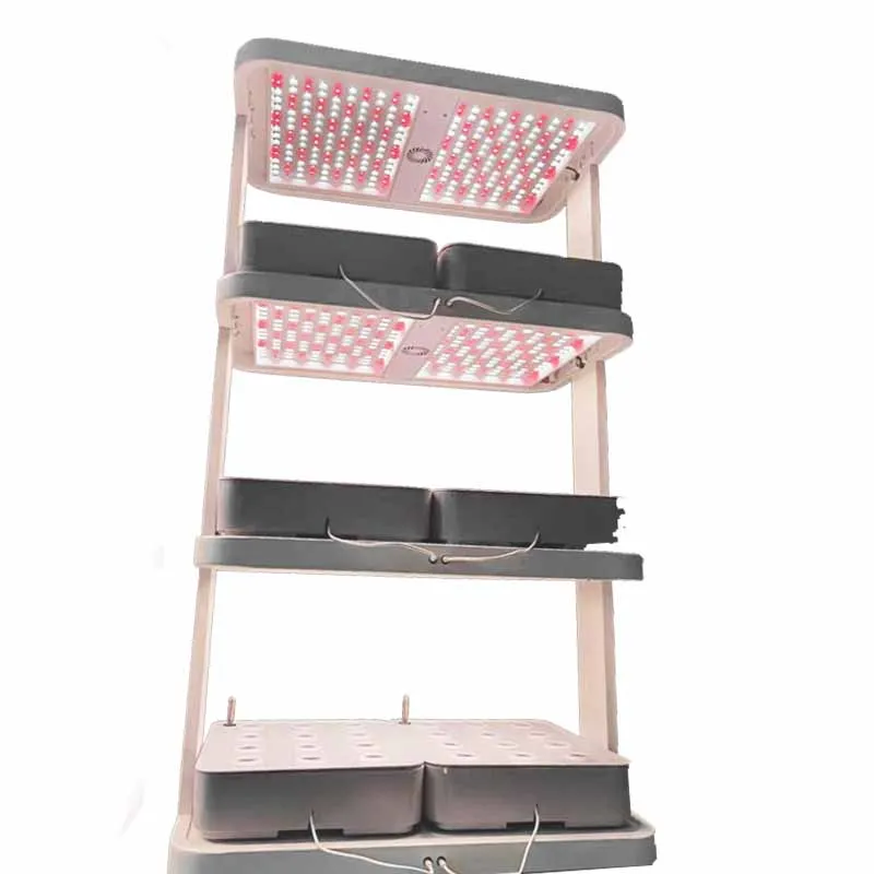 72 فتحة 6 صناديق زراعة LED تنمو أضواء بدلاً من نظام زراعة المائية الداخلي مع أضواء نمو النباتات LED