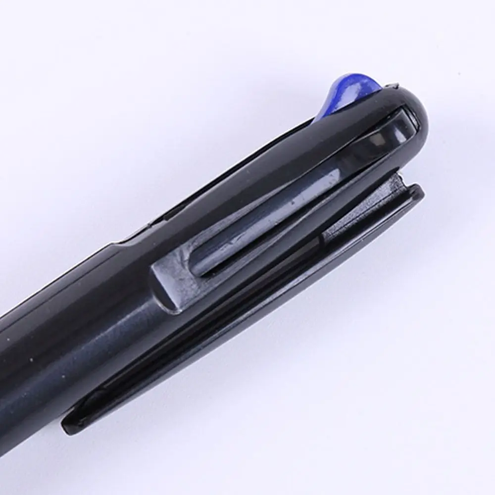 1/10Pcs Portable 3 in 1 Ballpoint Pens Red/Black/Blue Ink Color 0.7mm Ball Point Pen Writing Stationery Student