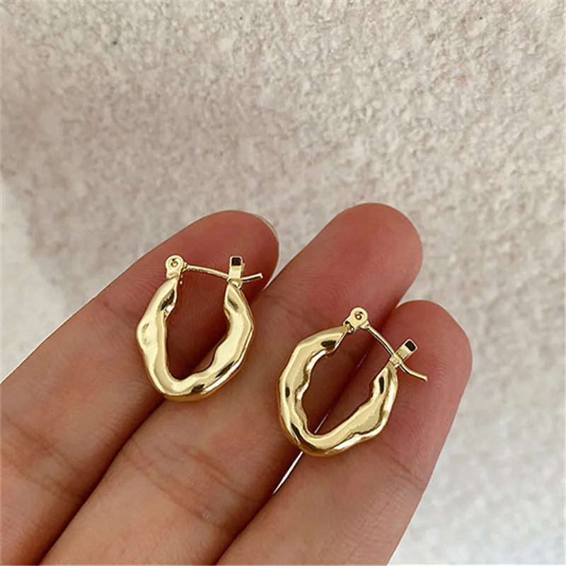 Kshmir Geometric Metal Earrings Women's fashion exquisite ear buckle jewelry 2023