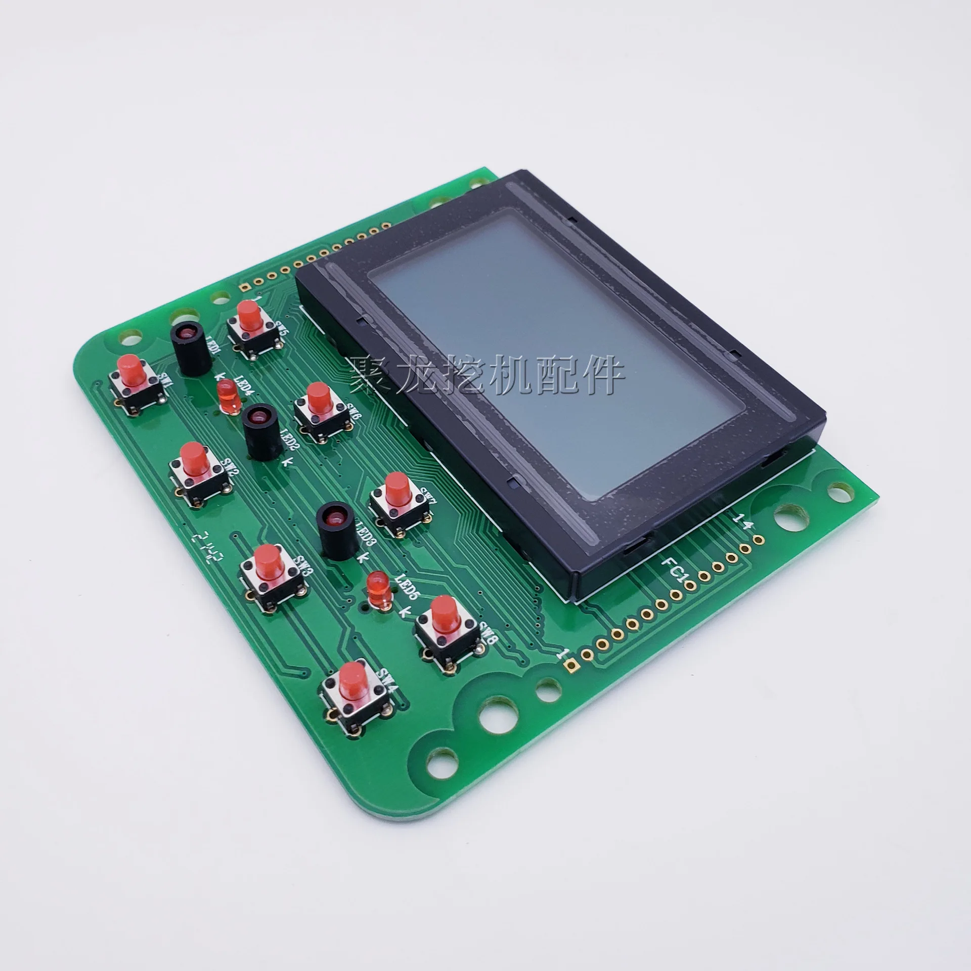 Excavator accessories for KOBELCO SK135SR 120 200 230-6-6E display screen instrument LCD chip CPU board