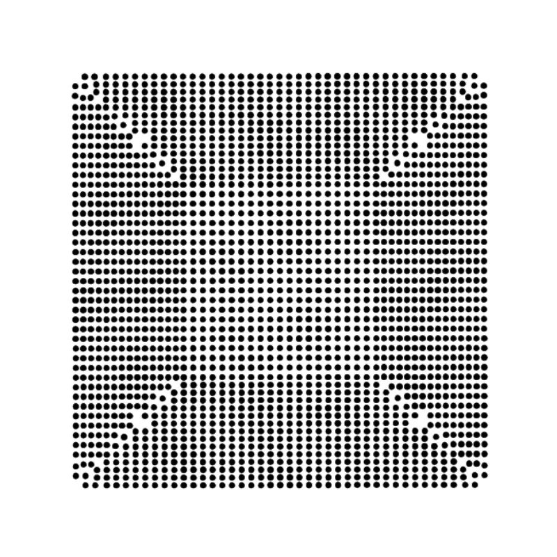 Direct heating  80*80  90*90  4700S 100-000000466  BGA2197  BGA Stencil Template