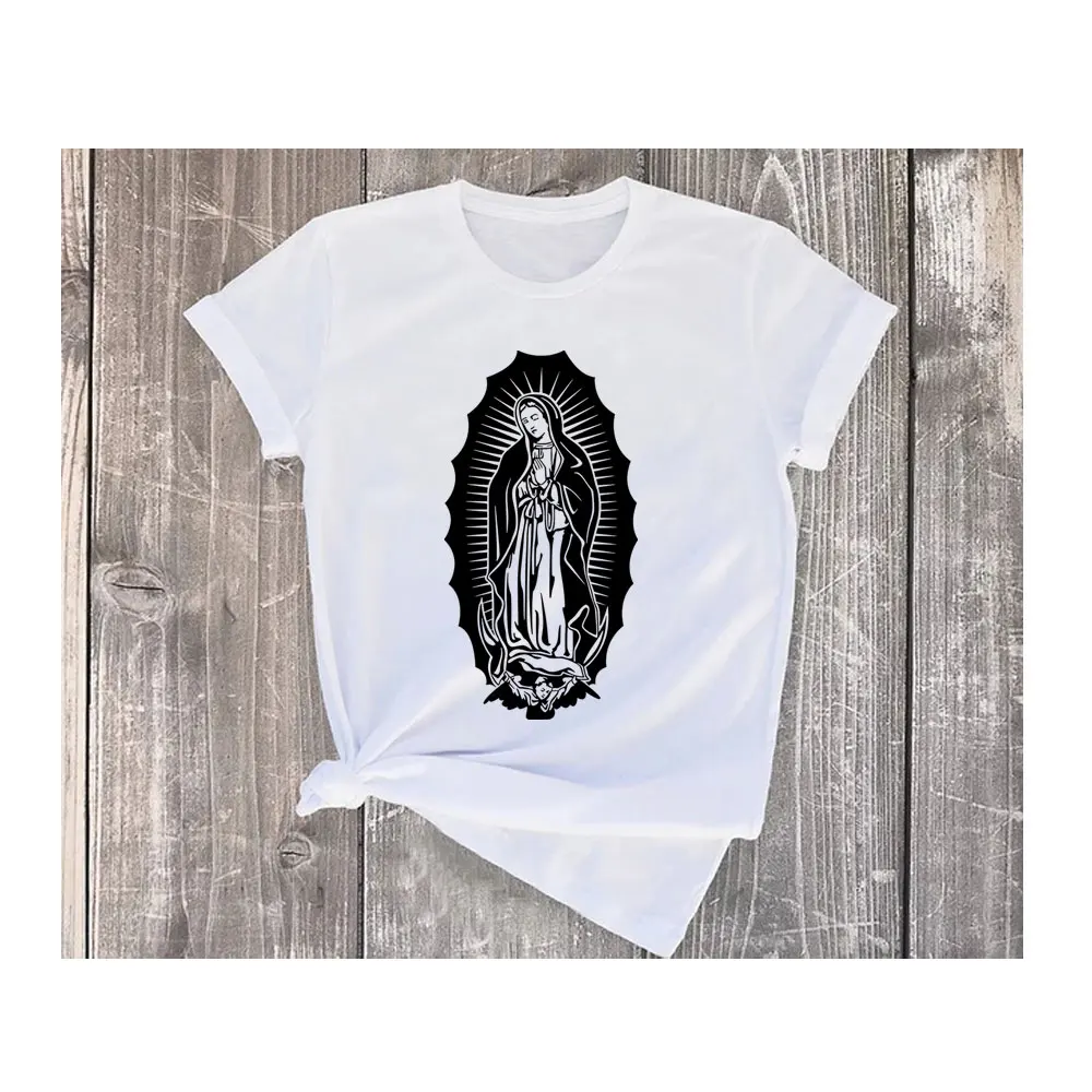Madona Jesus Iron-On Transfer Sitckers For Clothing DIY T-Shirt Black Iron Patch Decals Thermal Stickers On Colthes Stripes