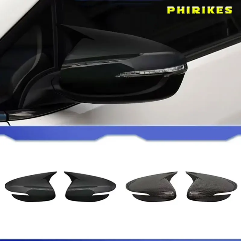 

For KIA K3 Cerato Forte Ceed 2 2013-2018 Car Side Mirror Cover Wing Cap Exterior Door Rear View Case Trim Carbon Fiber Sticker