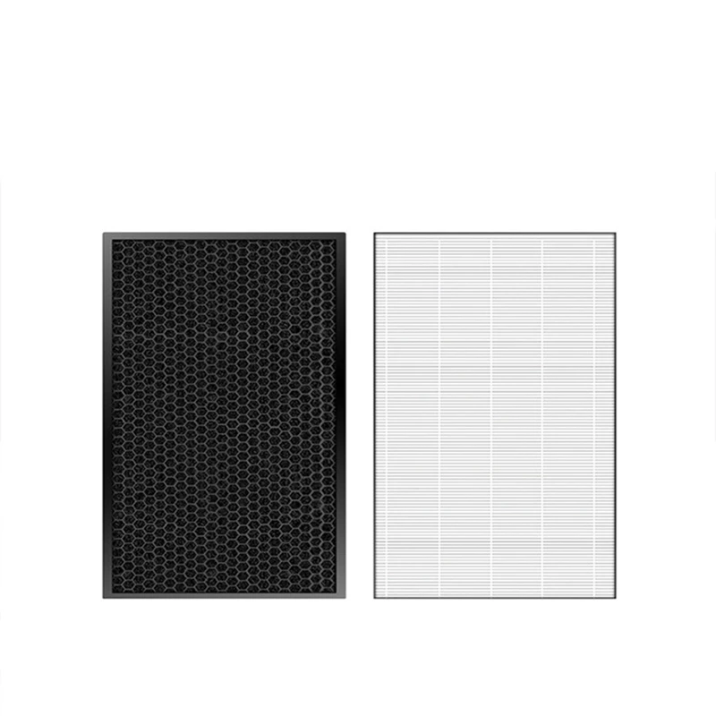 

2X FY1413/40 Active Carbon & FY1410/40 Hepa Replacement Filter For Air Purifier Serie,Replace AC1214/1215/1217