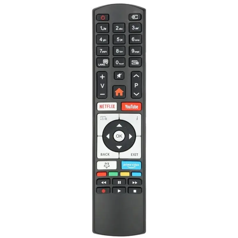 

For RC4318P RC4318 Vestel-Finlux-Telefunken-Edenwood-4K-Smart-TV-Remote-Control-Replacement With NETFLIX YouTube PrimeVideo