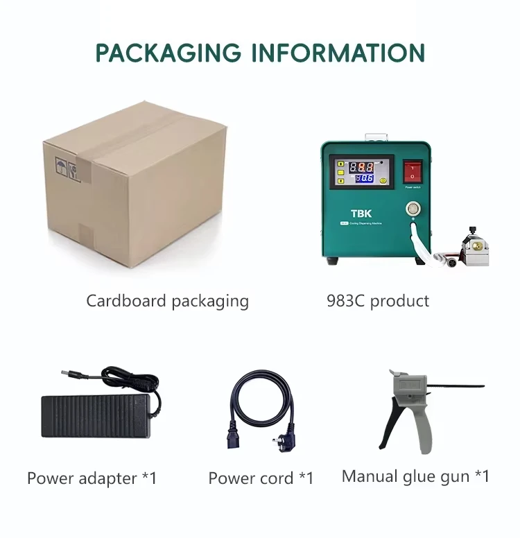 Glue Cooling Dispensing Machine Handheld Anti-Curing For Phone Screen Repair Tool TBK-983C