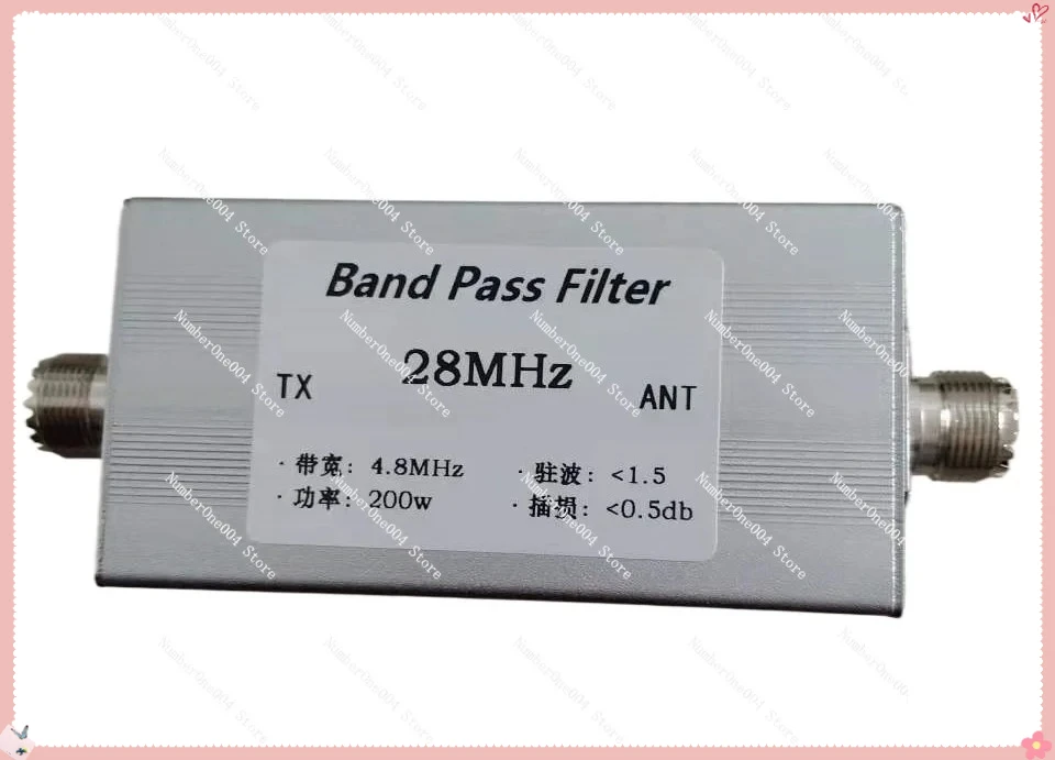 

HF 28MHz High Isolation, Bandpass, Filter M Female, Narrowband BPF 10m Band