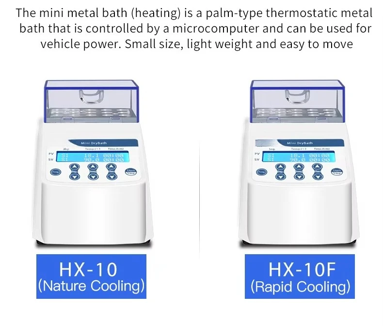 CHKJ-2025NEWHUXI Mini banho seco digital natureza resfriamento 100 ℃   Dispositivos termostáticos de incubadoras termostáticas de mini bloco de laboratório