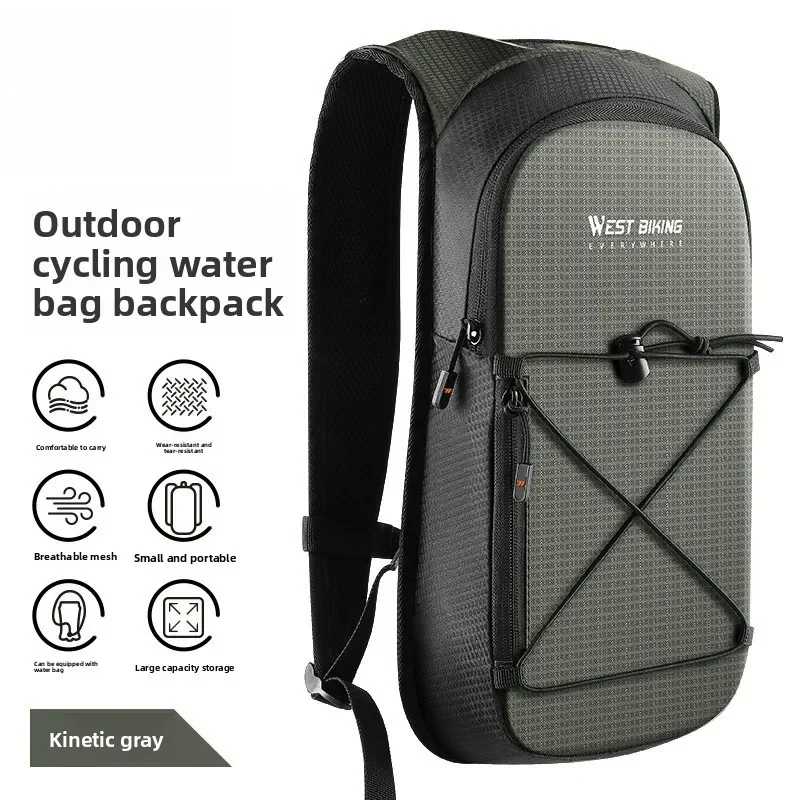 

West Biking Cycling Backpack Hydration Bladder Compatible Lightweight Bicycle Sports Bag Outdoor Hiking Travel Portable