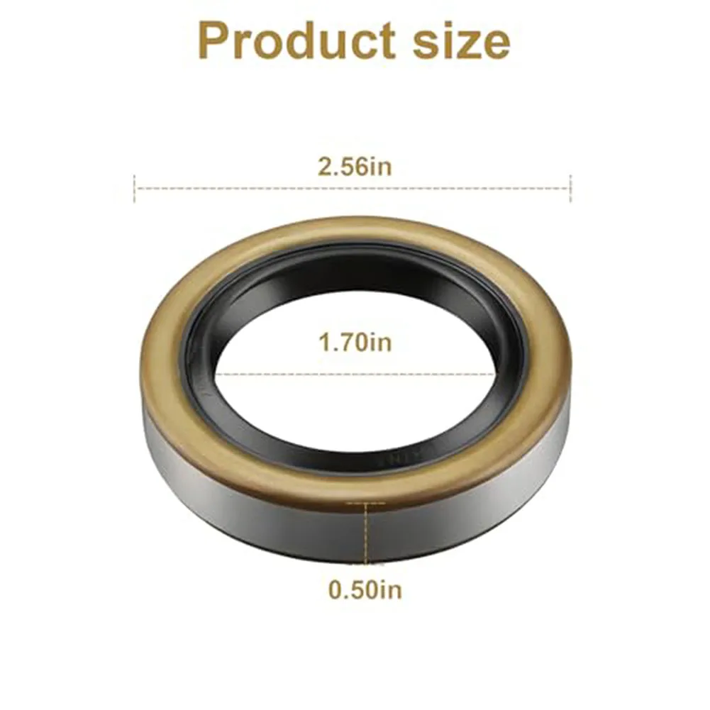 Grease Seals 4pcs for Trailer Axles For Dexter 010-019-00 and E-Z Lube 3500 lbs #84 Spindle Axle Hub Protection