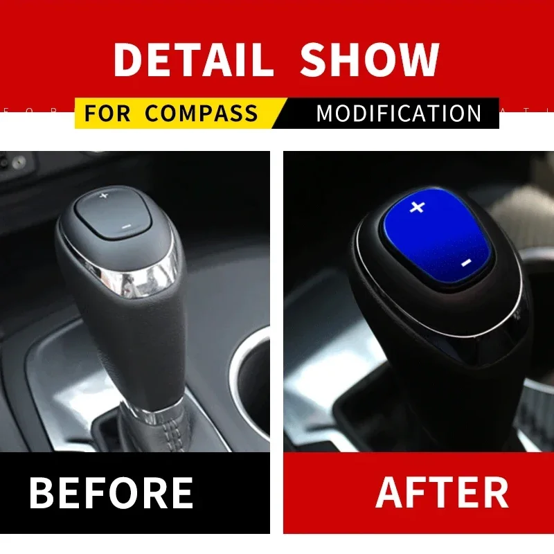 Car Gear Lever Head Cover for Chevrolet Equinox 2017 2018 2019 2020 2021 2022 2023 2024 2025 Shift Knob Accessories Auto Styling view 3