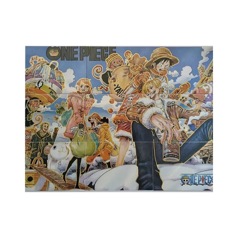 

Japanese Anime ONE PIECE Monkey D. Luffy Roronoa Zoro Puzzles Collectible Cards Christmas Birthday Gifts Children's Toys
