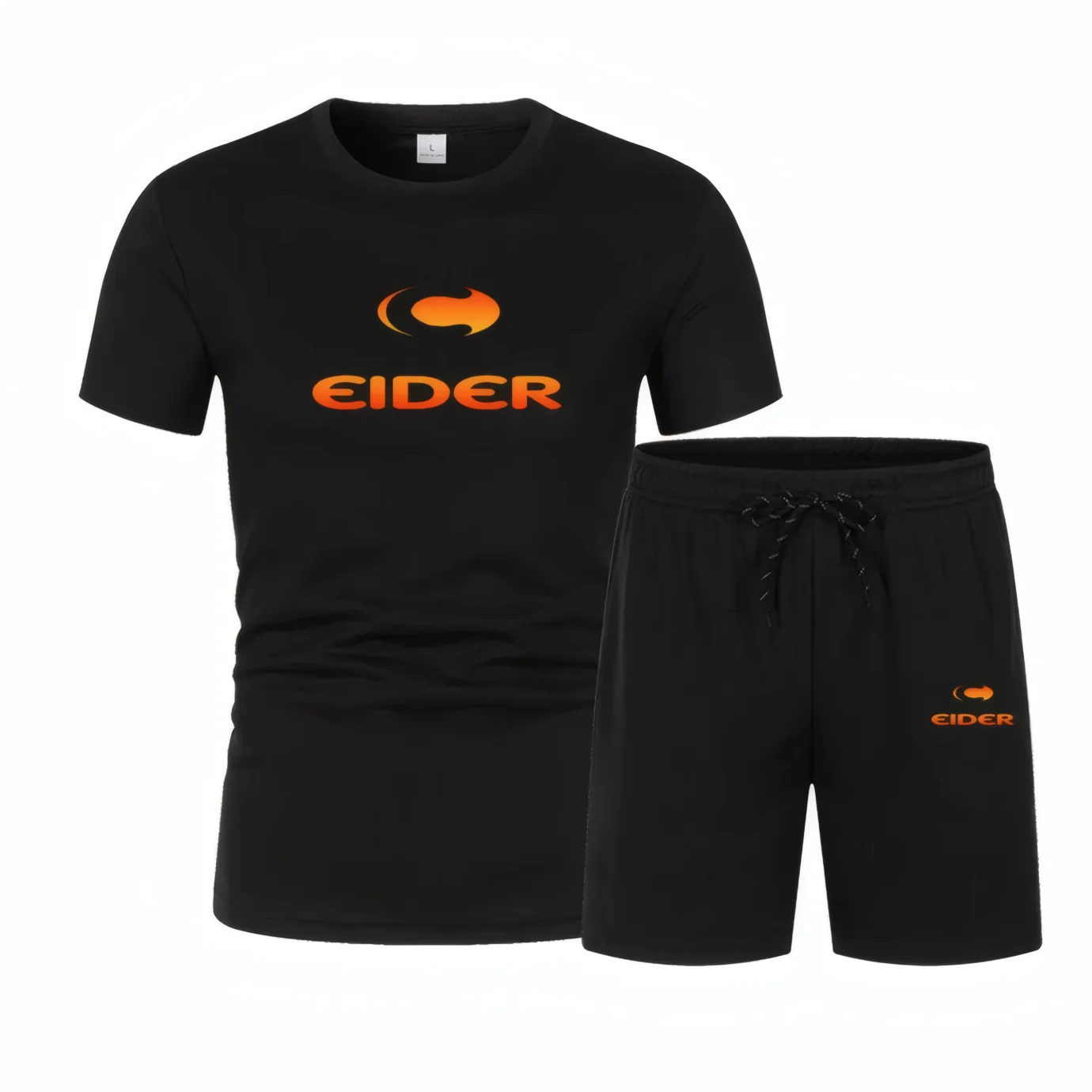 

【 New Product Release 】 A new two-piece set of short sleeves and shorts for men's casual wear, perfect for sports night running