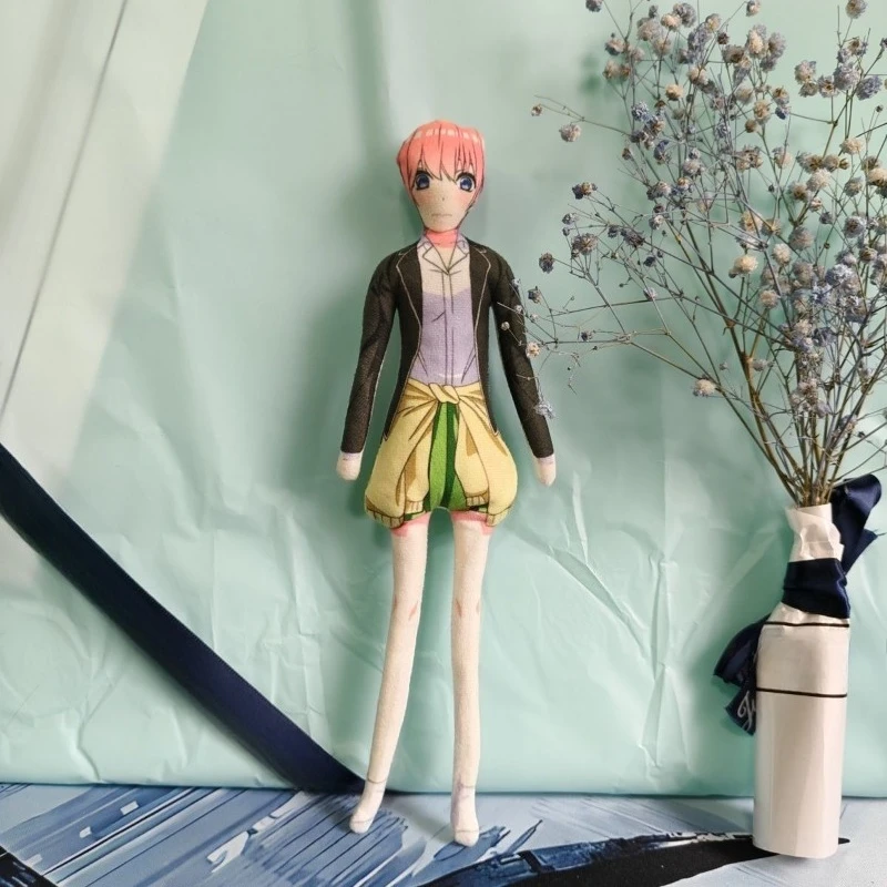 Hot Anime The Quintessential Quintuplets Nakano Sisters Hand‑made Cloth Toy Anime Character Stuffed Toy Collectible Gift