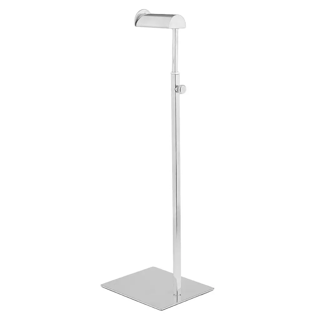 Ajustável Stainless Steel Handbag Display Stand Rack, Purse Shelf Holder para Retail Showcase Bags